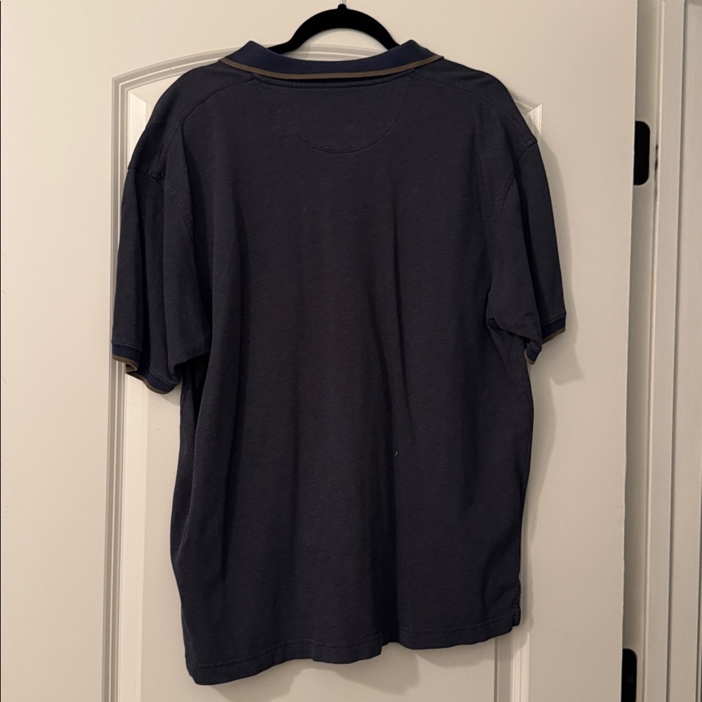 Men's Navy Polo Shirt - Picture 3 of 6